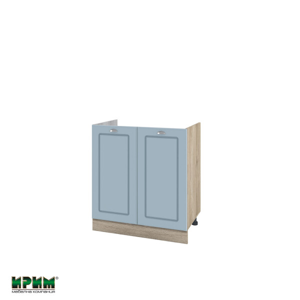 Долен модул за бордова мивка с две врати АРФ-Деним мат-06-30