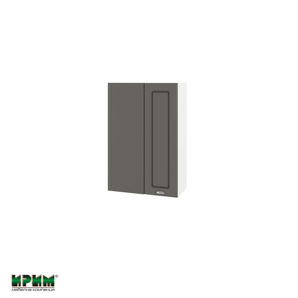 Горен модул за ъгъл с врата и рафт БФ-Цимент мат-06-122