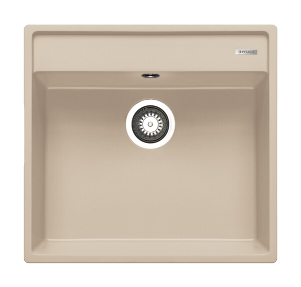 Мивка от гранит Camea (53x50) 1B Тъмно бежово