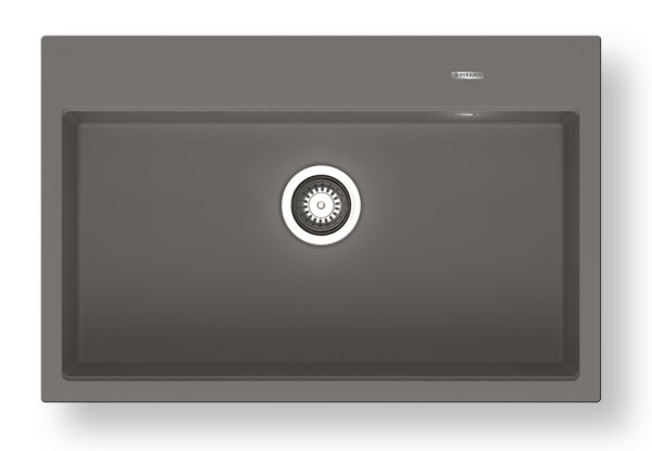 Мивка от гранит Ithaka (78×51) 1B Метално сиво