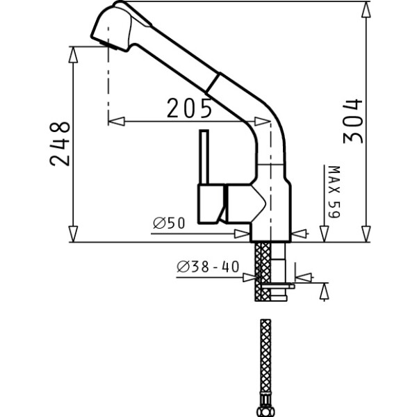 Смесител Balata Сняг