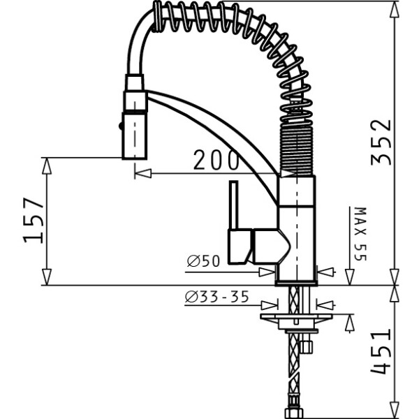 Смесител Mini Cresento Хром