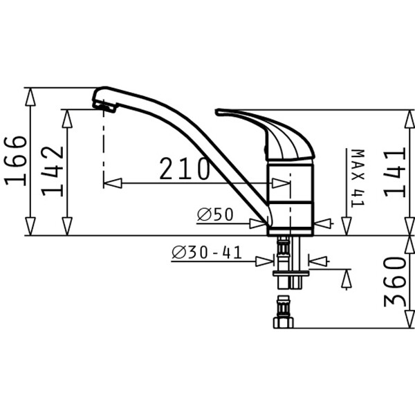 Смесител Modo Пясъчно бежово